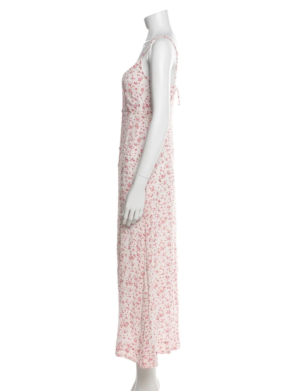 Ganni Floral Georgette Tank Midi Dress - Picture 6 of 6